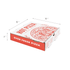Karat Corrugated Pizza Box, 10''x10''x2'', Generic Print - 50 pcs