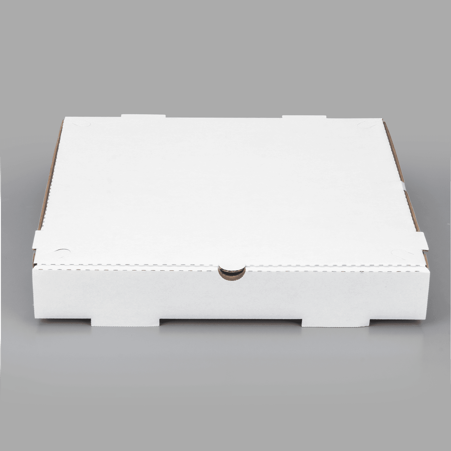 Karat Corrugated Pizza Box, 14''x14''x2'', White - 50 pcs