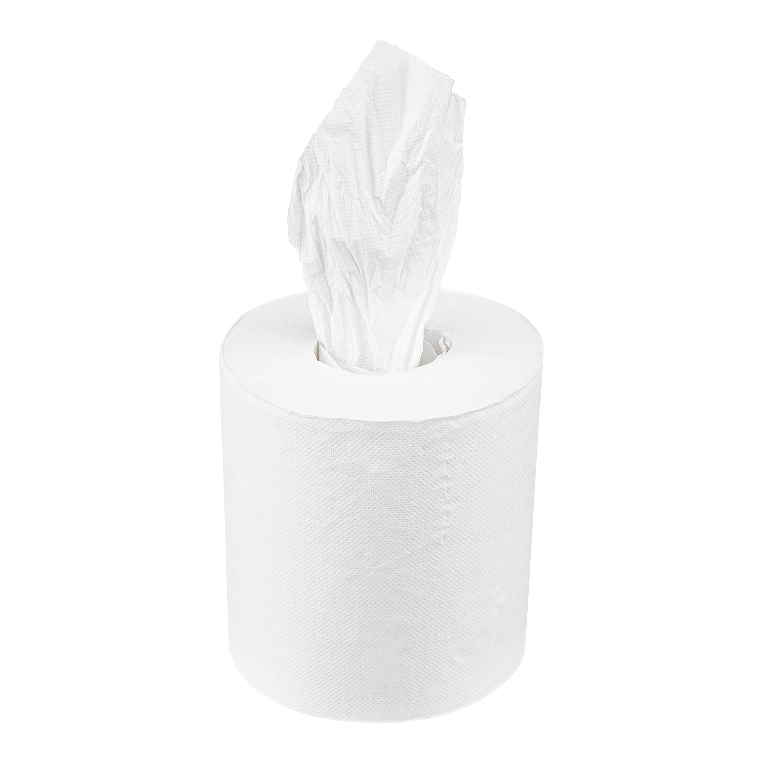 Karat 2-Ply Center Pull Paper Towel, White - Case of 6 rolls