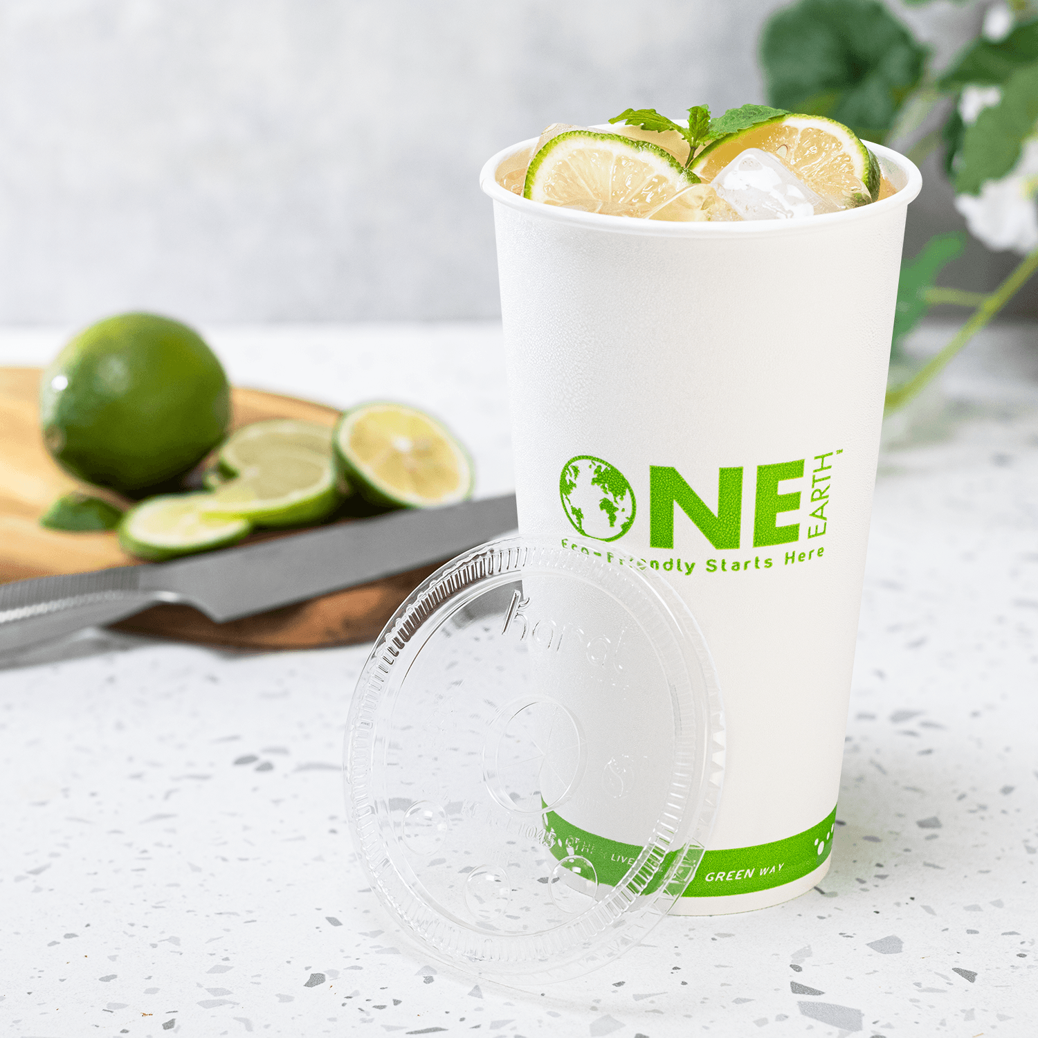 Karat® Strawless™ Sipper Lid For 32 oz. Cold Cup | Triple F Distributing Karat® Strawless™ Sipper Lid For 32 oz. Cold Cup | Triple F Distributing