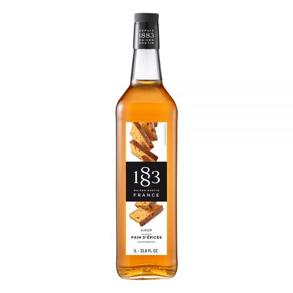 1883 Classic Flavored Syrups - 1L Plastic Bottle: Gingerbread