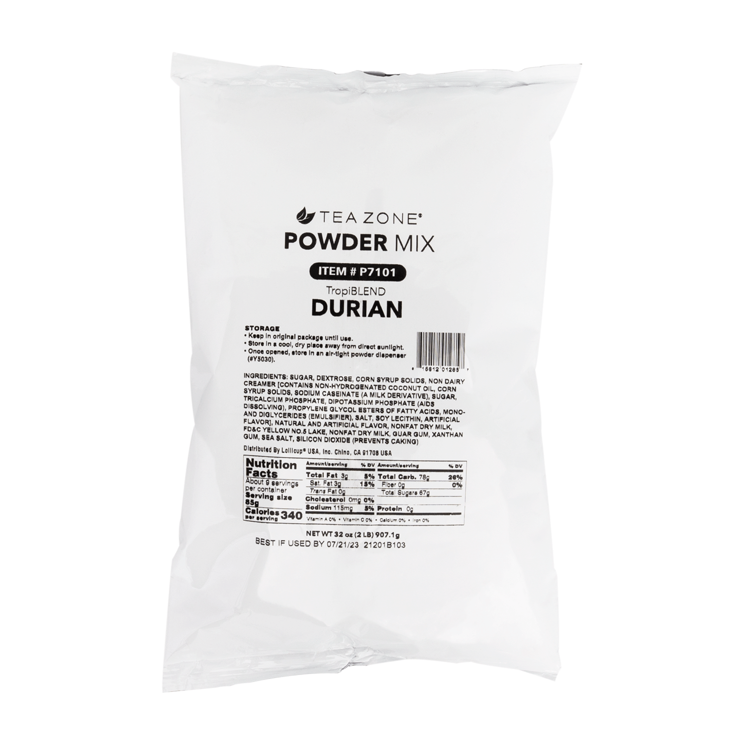 Tea Zone TropiBLEND Durian Powder - Bag (2 lbs)