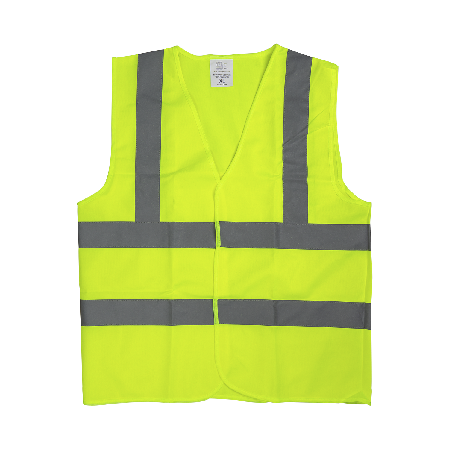 Karat High Visibility Reflective Safety Vest with Velcro Fastening