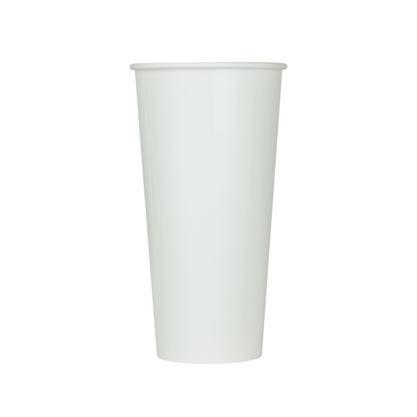 16oz Paper Cold Cup - White (90mm) - 1,000 ct, Coffee Shop Supplies, Carry Out Containers
