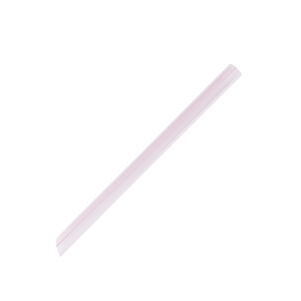 Karat 7.5'' Boba Straws (10mm) Unwrapped, Mixed Striped Colors - 4,500 pcs