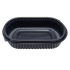 Karat 24 oz PP Microwaveable Black Take Out Box