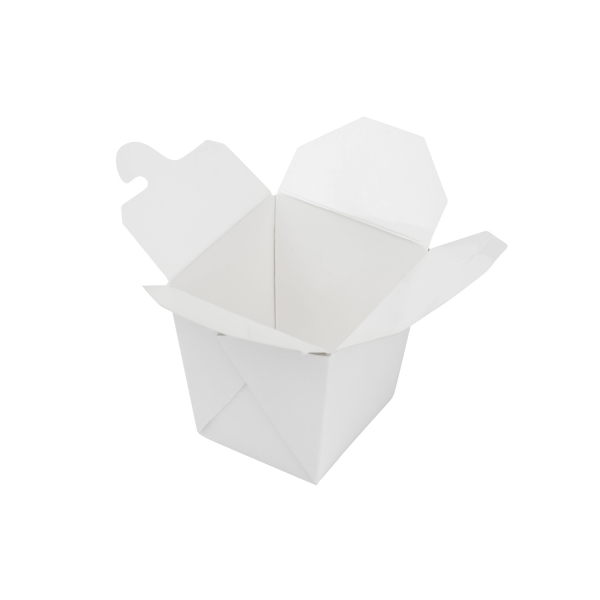 Karat 8 oz Food Pail / Paper Take-out Container, White - 450 pcs