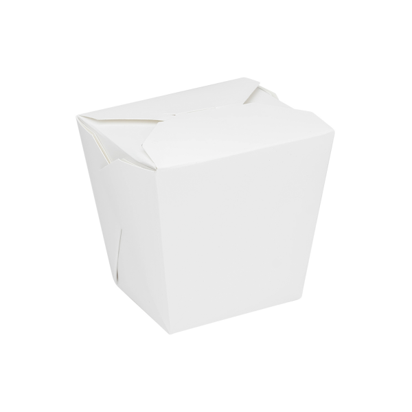 White Karat 26 oz Food Pail / Paper Take-out Container