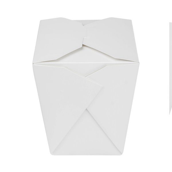 White Karat 26 oz Food Pail / Paper Take-out Container