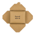 Kraft Karat 48 fl oz Fold-To-Go Box from below open