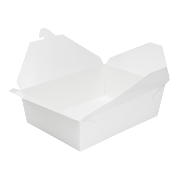 Karat 76 fl oz Fold-To-Go Box #3, White - 200 pcs