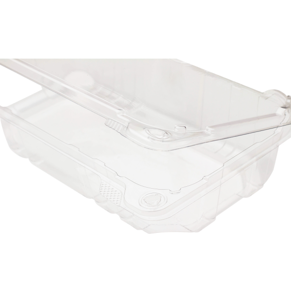 Clear Karat 9" x 5" PET Plastic Hinged Containers