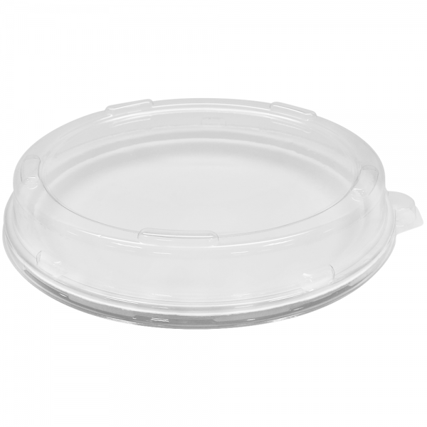 Karat PET Plastic Dome Lid for 9" Bagasse Plates - 200 pcs
