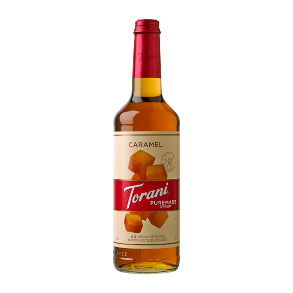 Torani Puremade Caramel Syrup - Bottle (750 mL)