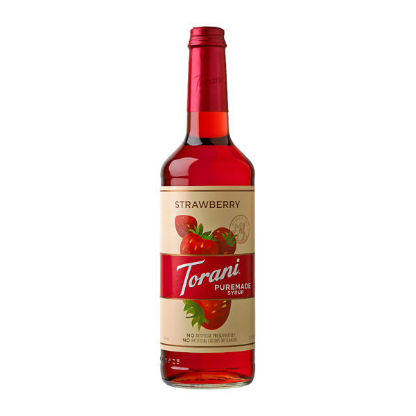 Torani Puremade Strawberry Syrup - Bottle (750mL)
