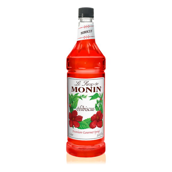 Monin Hibiscus Syrup - Bottle (1L)
