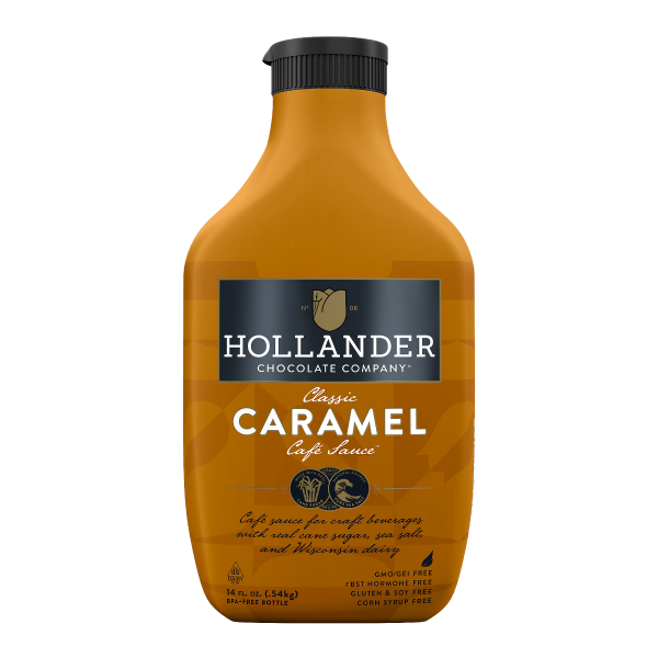 Hollander Classic Koffiebar Caramel Sauce - Bottle (14 fl oz Hollander Classic Koffiebar Caramel Sauce - Bottle (14 fl oz