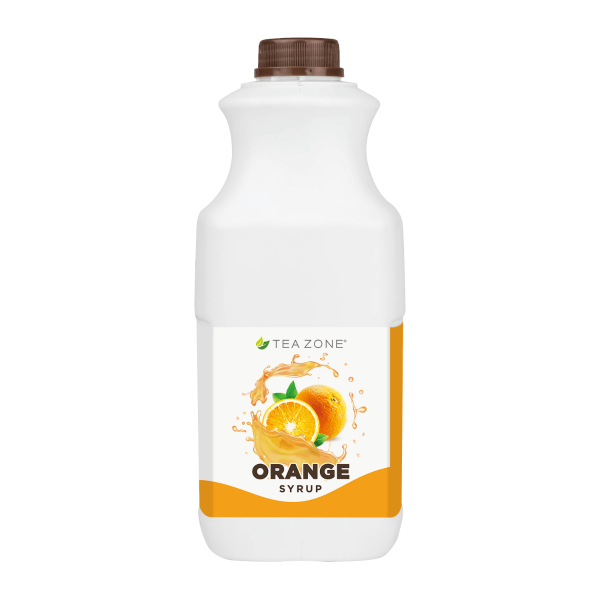 Tea Zone Orange Syrup - Bottle (64oz)