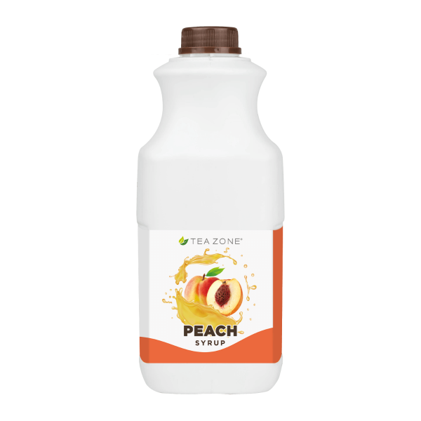 Tea Zone Peach Syrup - Bottle (64oz)