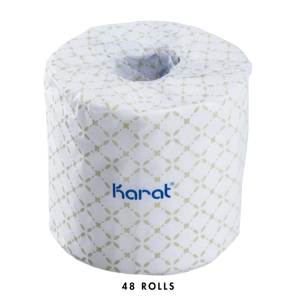 Karat Standard 2 ply Toilet Paper Rolls Case of 48 Rolls