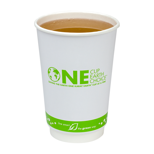 Disposable Coffee Cups - 16oz Generic Paper Hot Cups and White Sipper Dome  Lids (90mm), Coffee Shop Supplies, Carry Out Containers