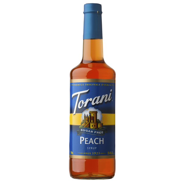 Torani Sugar Free Peach Syrup - Bottle (750mL)