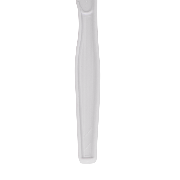 Karat PS Plastic Medium-Heavy Weight Knives Bulk Box, White - 1,000 pcs