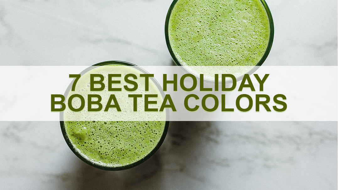 7 Best Holiday Boba Tea Colors