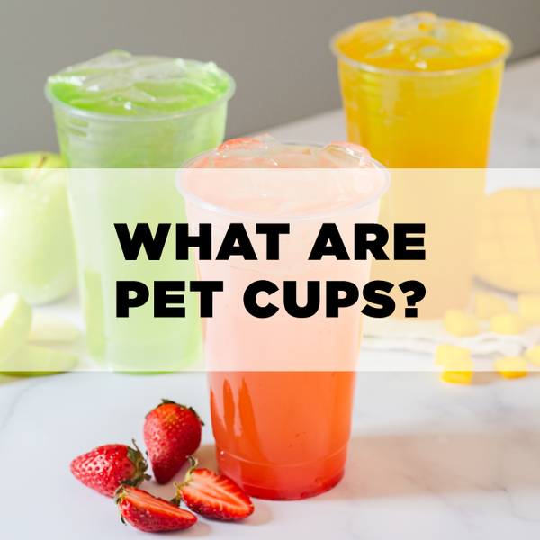 Recyclable PET Smoothie Cups