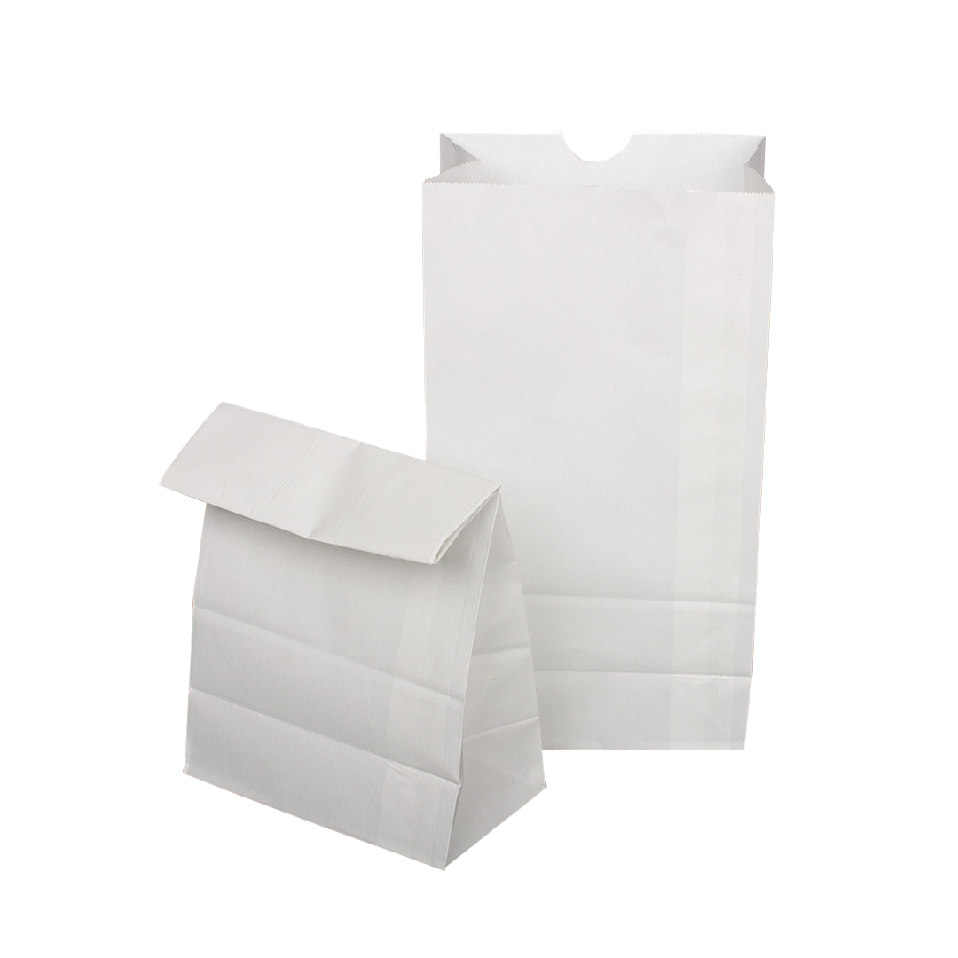 Karat 4 lb Paper Bag, White - 2,000 pcs – LollicupStore