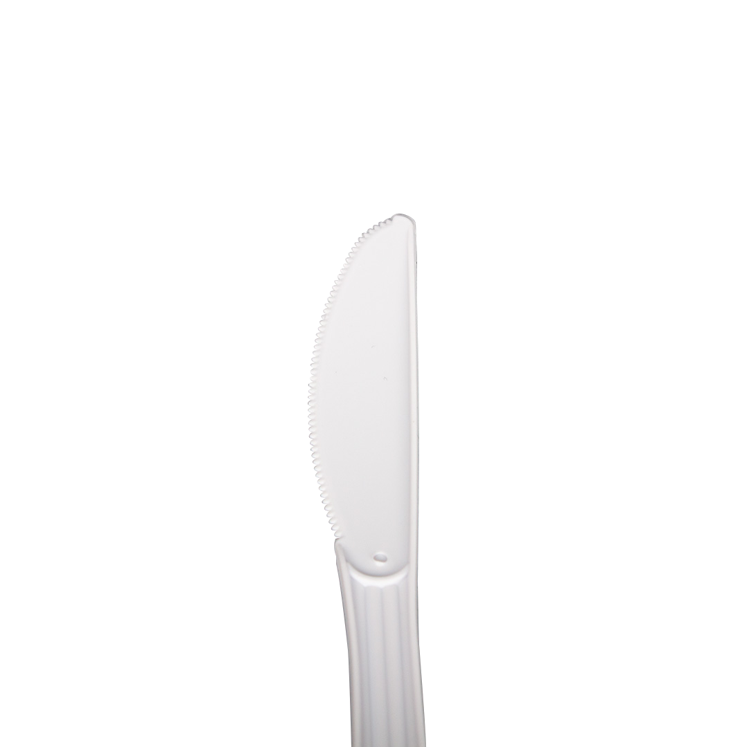 Karat PP Plastic Premium Extra Heavy Weight Knives, White - 1,000 pcs