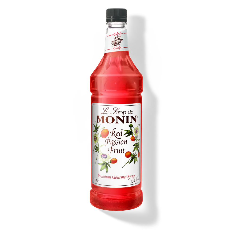 Monin Red Passion Fruit Syrup - Bottle (1L)
