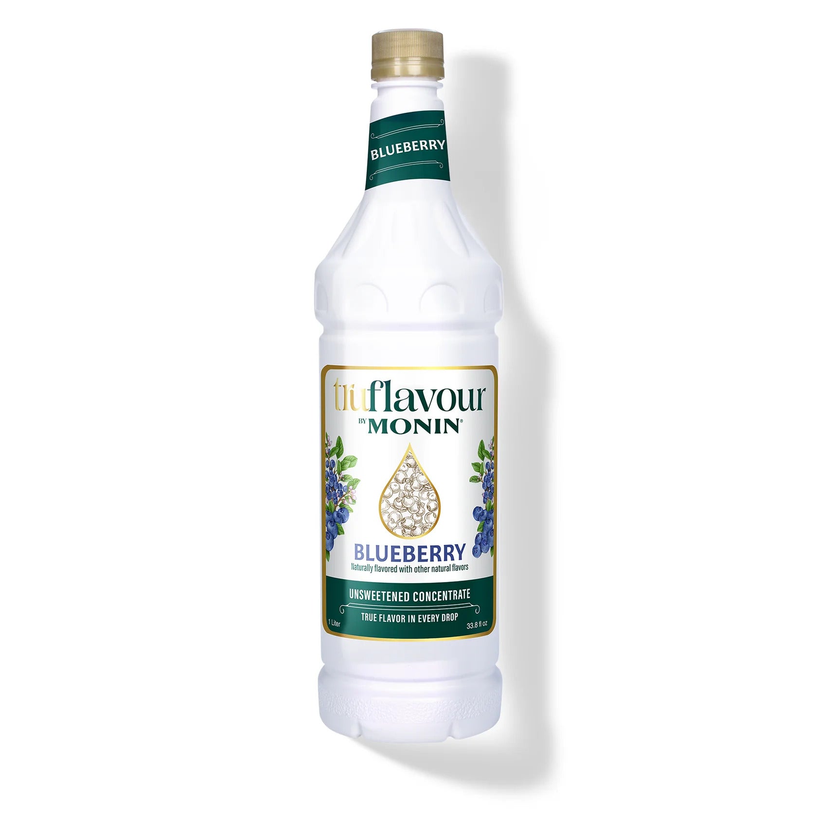 Monin TruFlavour Unsweetened Blueberry Concentrate - Bottle (1.0 L)