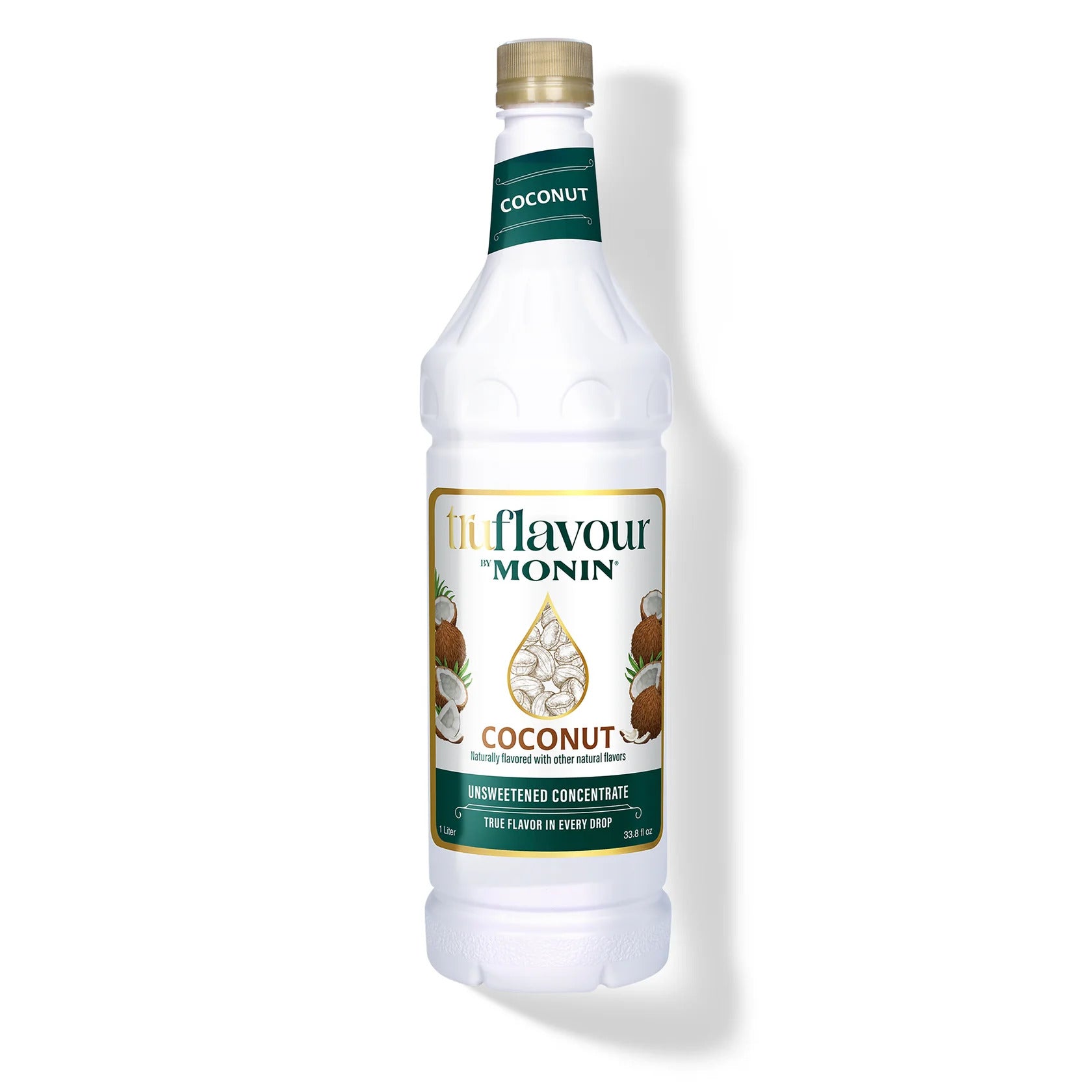 Monin TruFlavour Unsweetened Coconut Concentrate - Bottle (1.0 L)