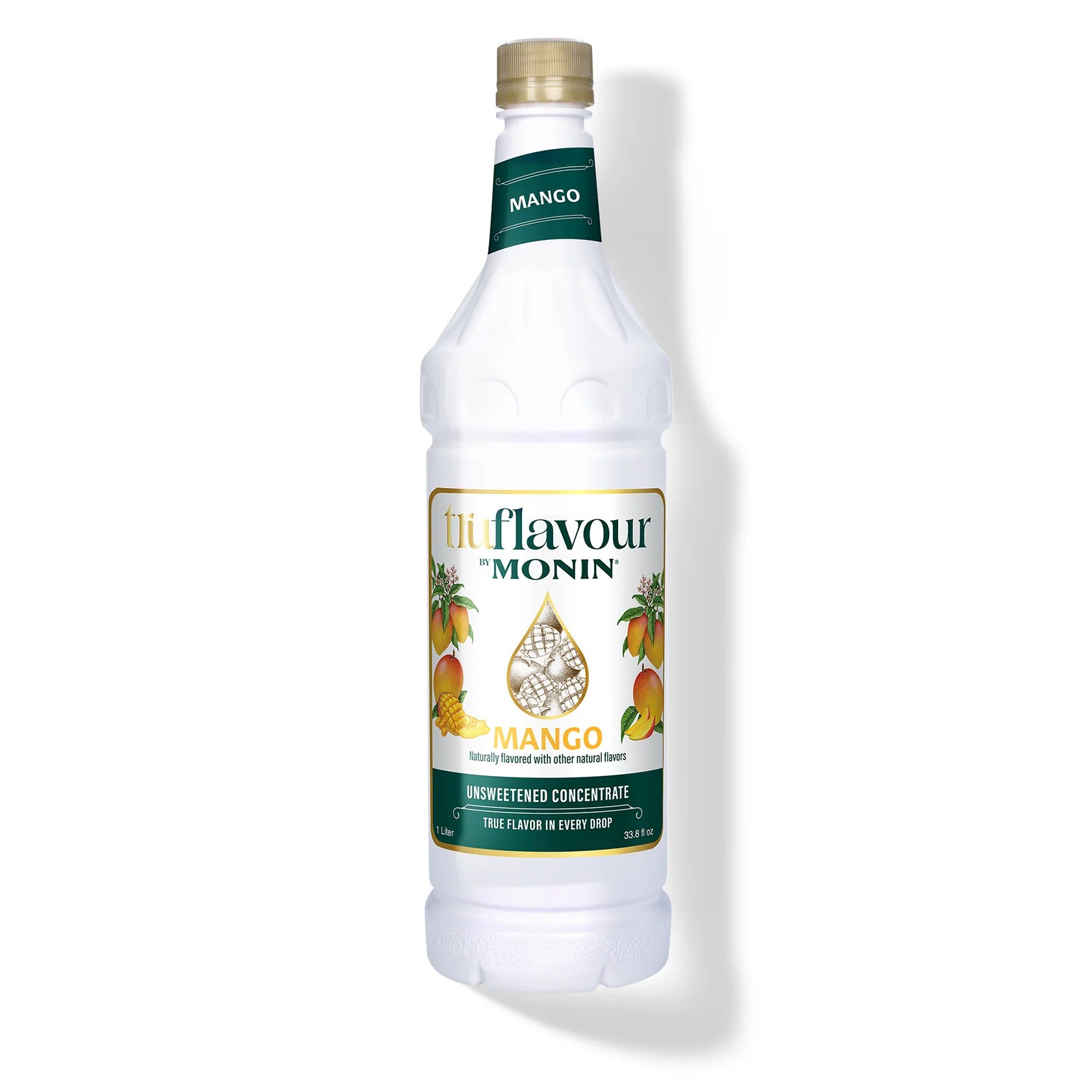 Monin TruFlavour Unsweetened Mango Concentrate - Bottle (1.0 L)
