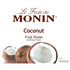 Monin Coconut Fruit Puree - Bottle (1L)