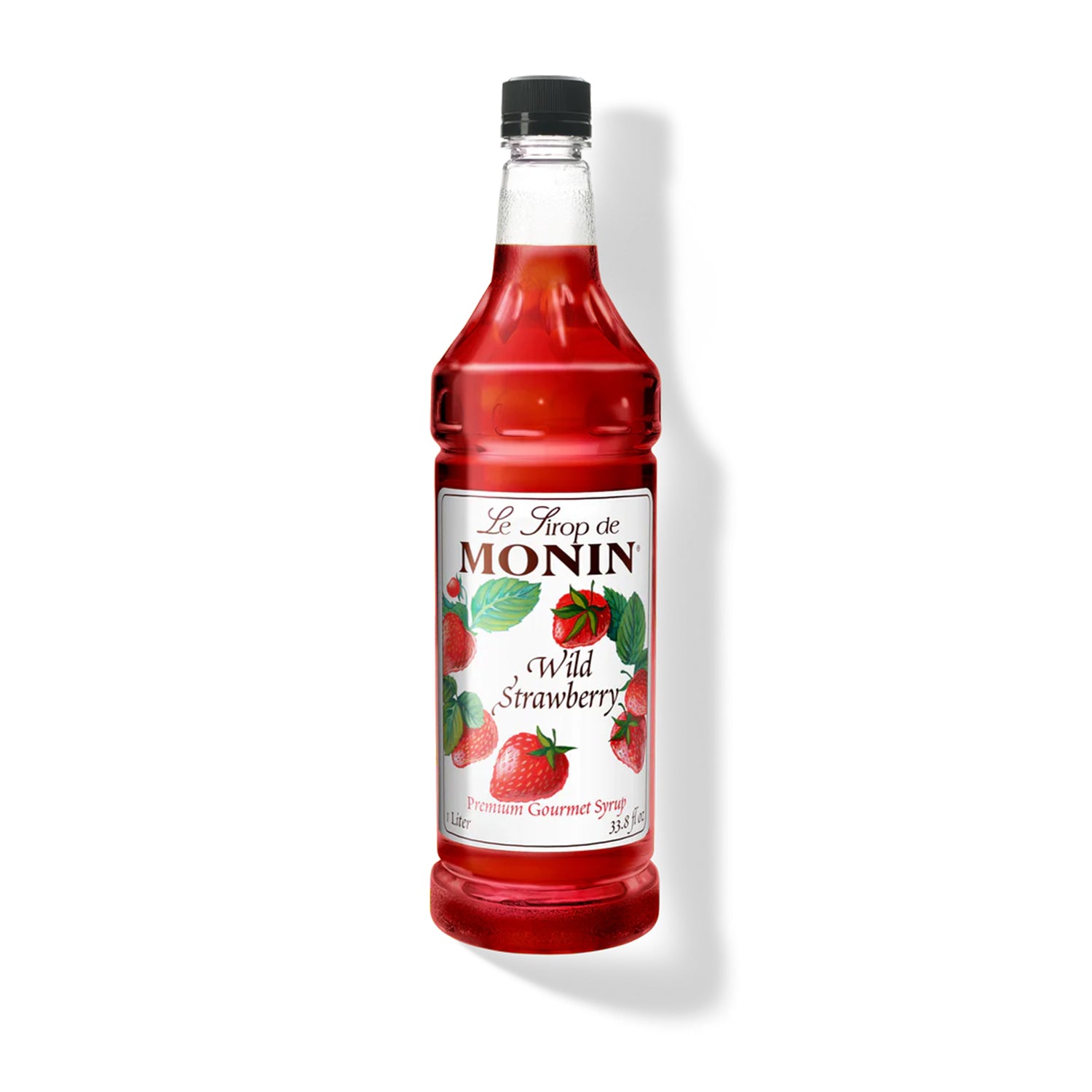 Monin Wild Strawberry Syrup - Bottle (1L)