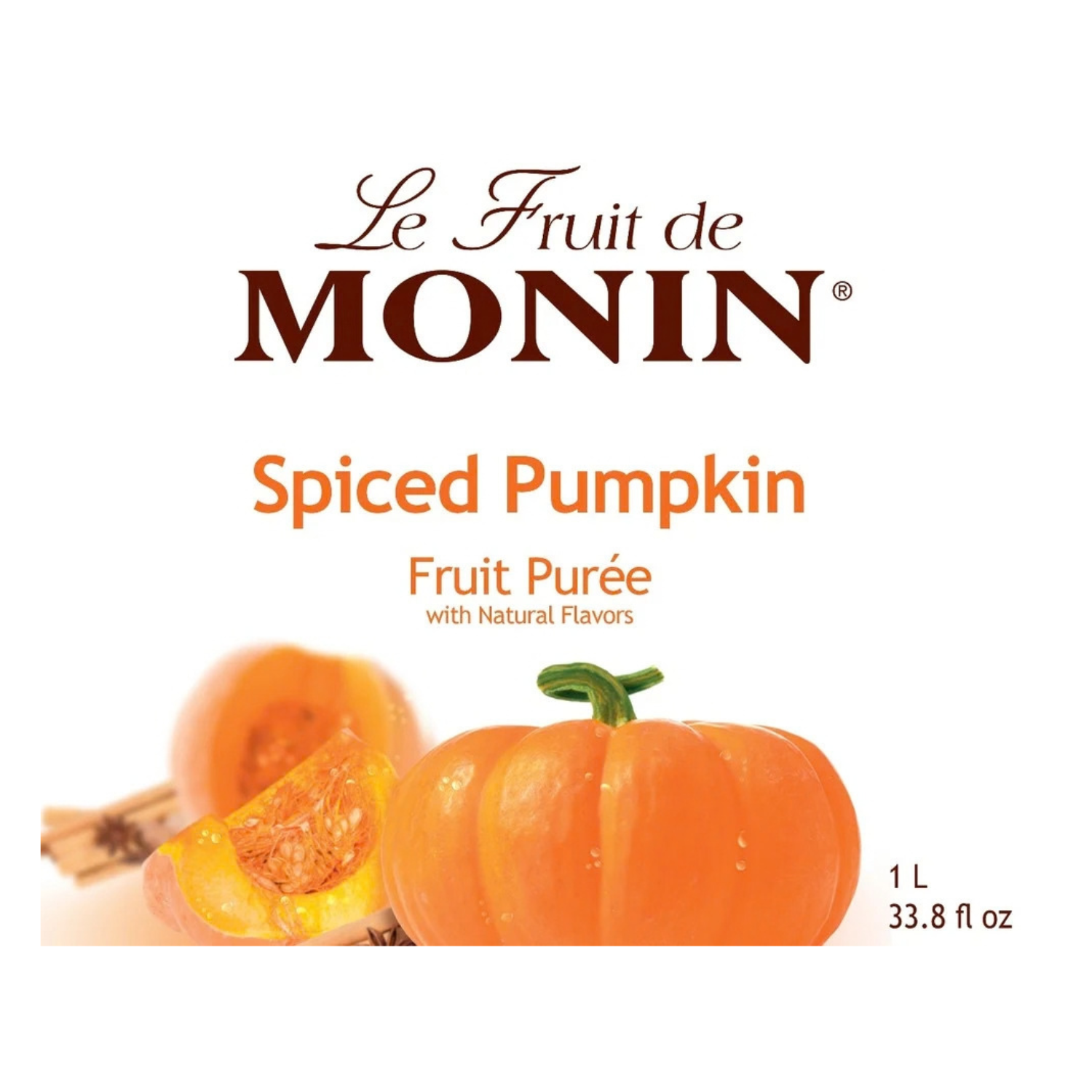 Monin Pumpkin SpicedPuree - Bottle (1L)