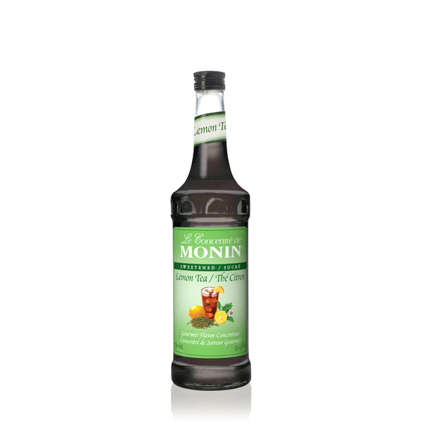 Monin Lemon Tea Concentrate Syrup glass 750 mL bottle