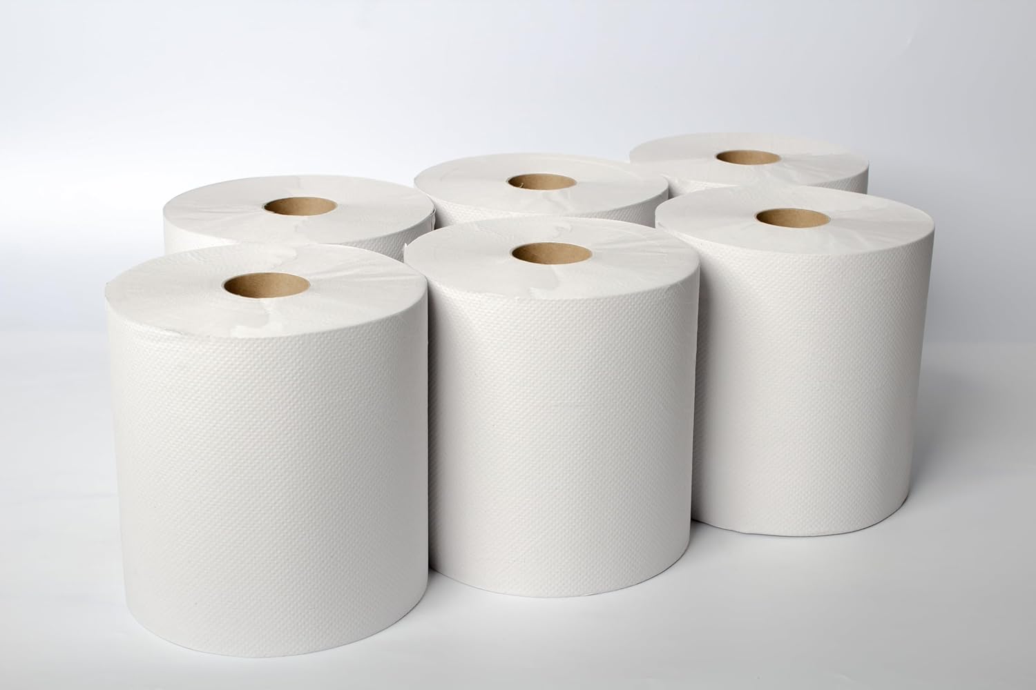 Paper Towel Rolls, White - Case of 6 rolls