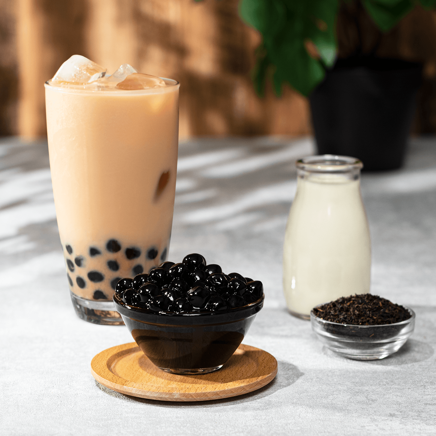 Frozen Instant Tapioca Pearls (Boba), Black Tea