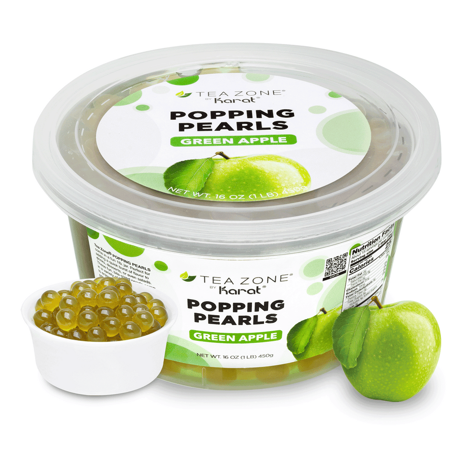 Green Apple Popping Pearls - Jar (7 lbs)
