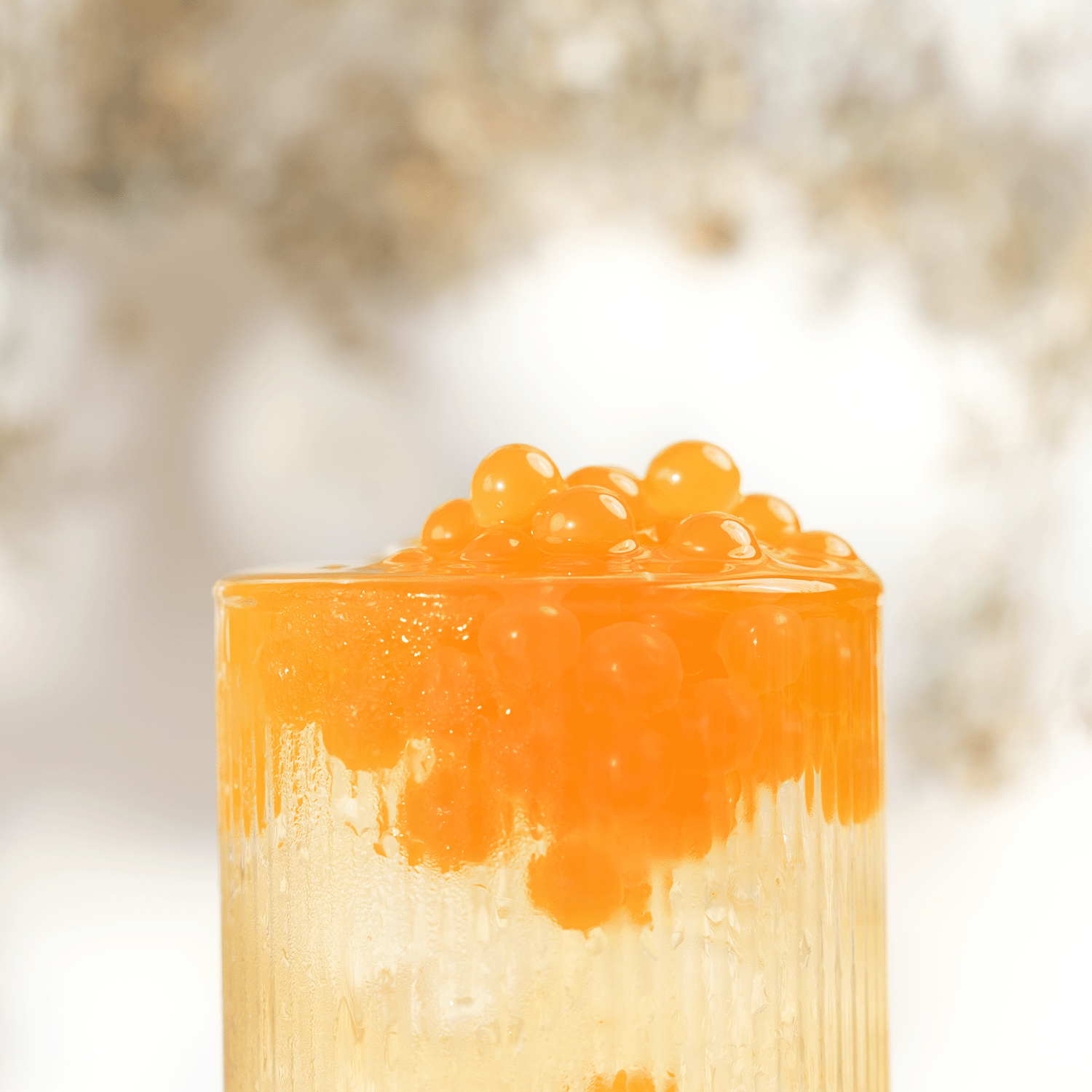 [12 Jars] Peach Popping Pearls (1 lb each)