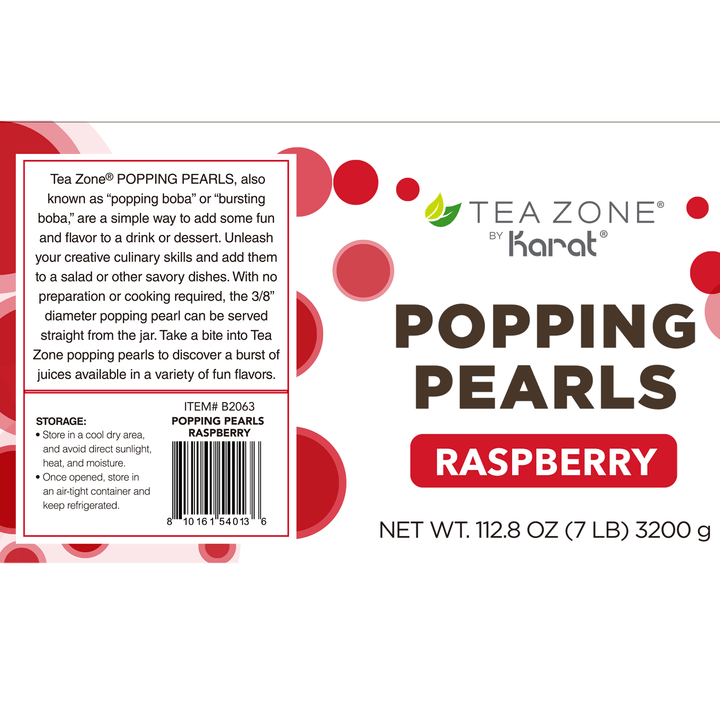 Raspberry POPPING PEARLS™ - Jar (7 lbs) – LollicupStore