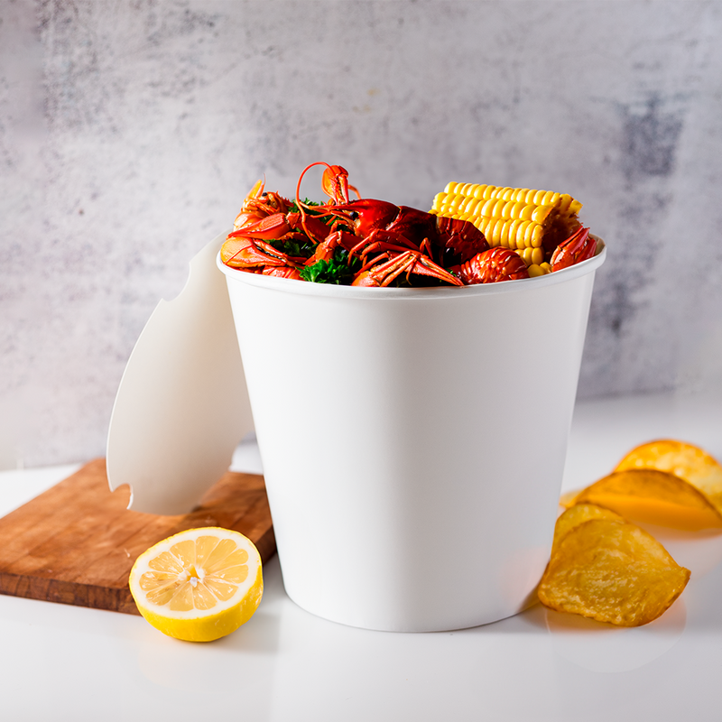 Choice 170 oz. Hot Food Bucket with Lid - 120/Case