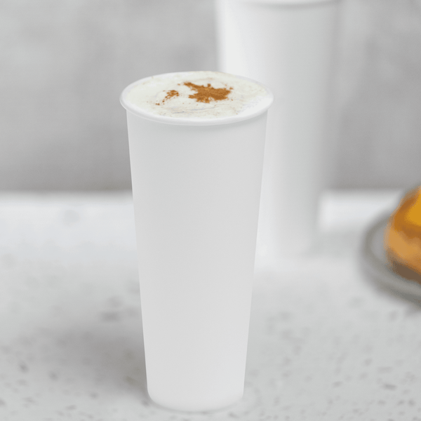Karat 500 ct 24 oz White Paper Coffee Cups 90 mm
