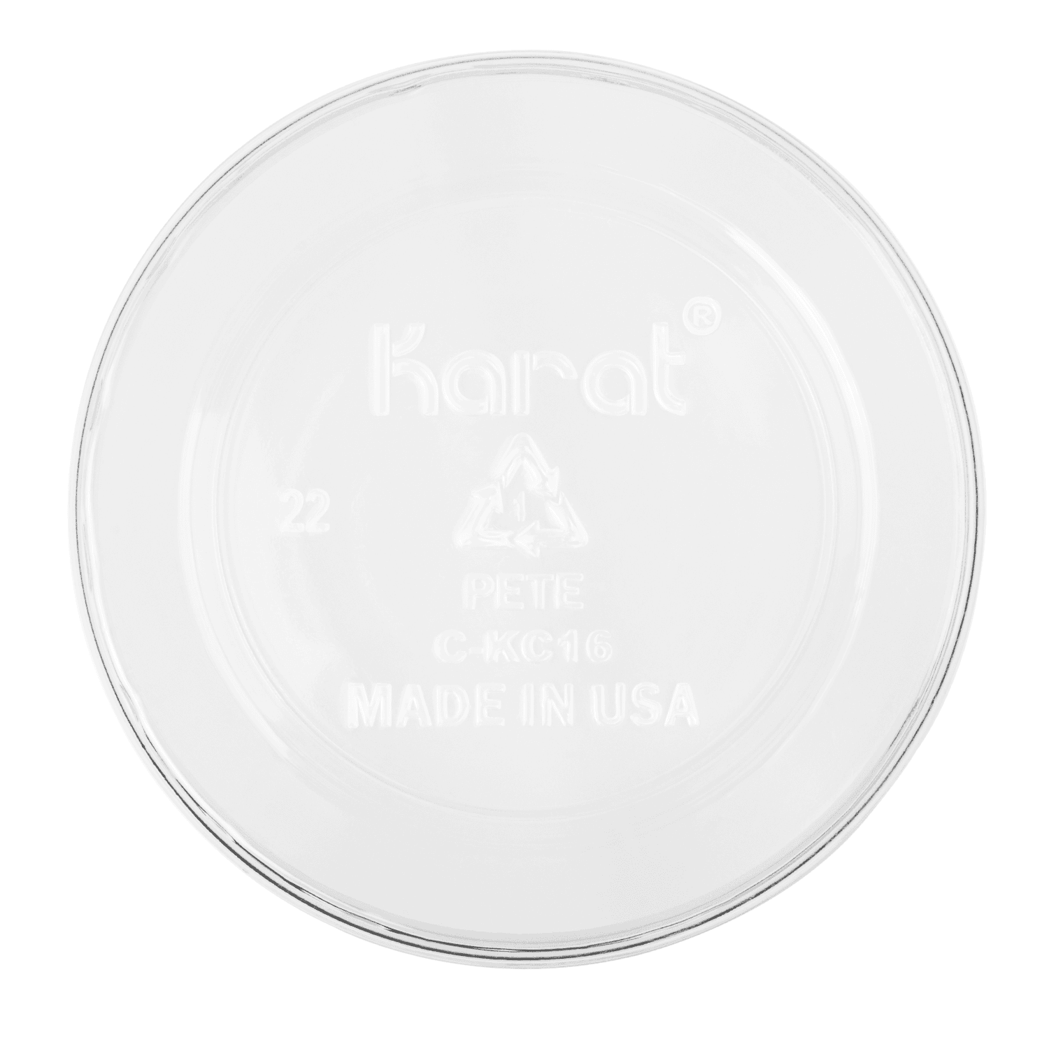 Karat 16oz PET Plastic Clear Cold Cups