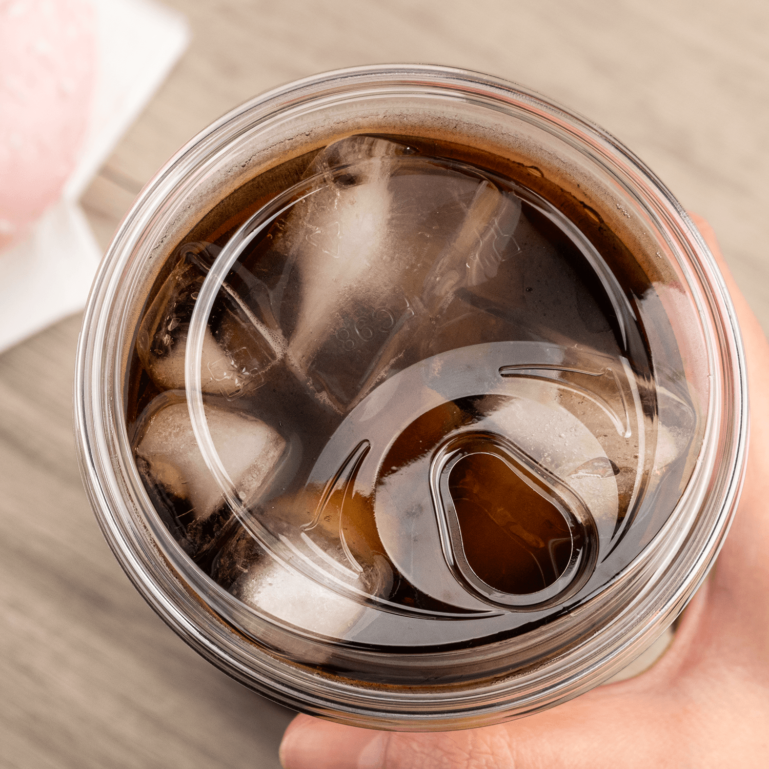 Stawless Karat 98mm PET Strawless Sipper Lid for 12-24oz PET Cup - 1,000 pcs ...