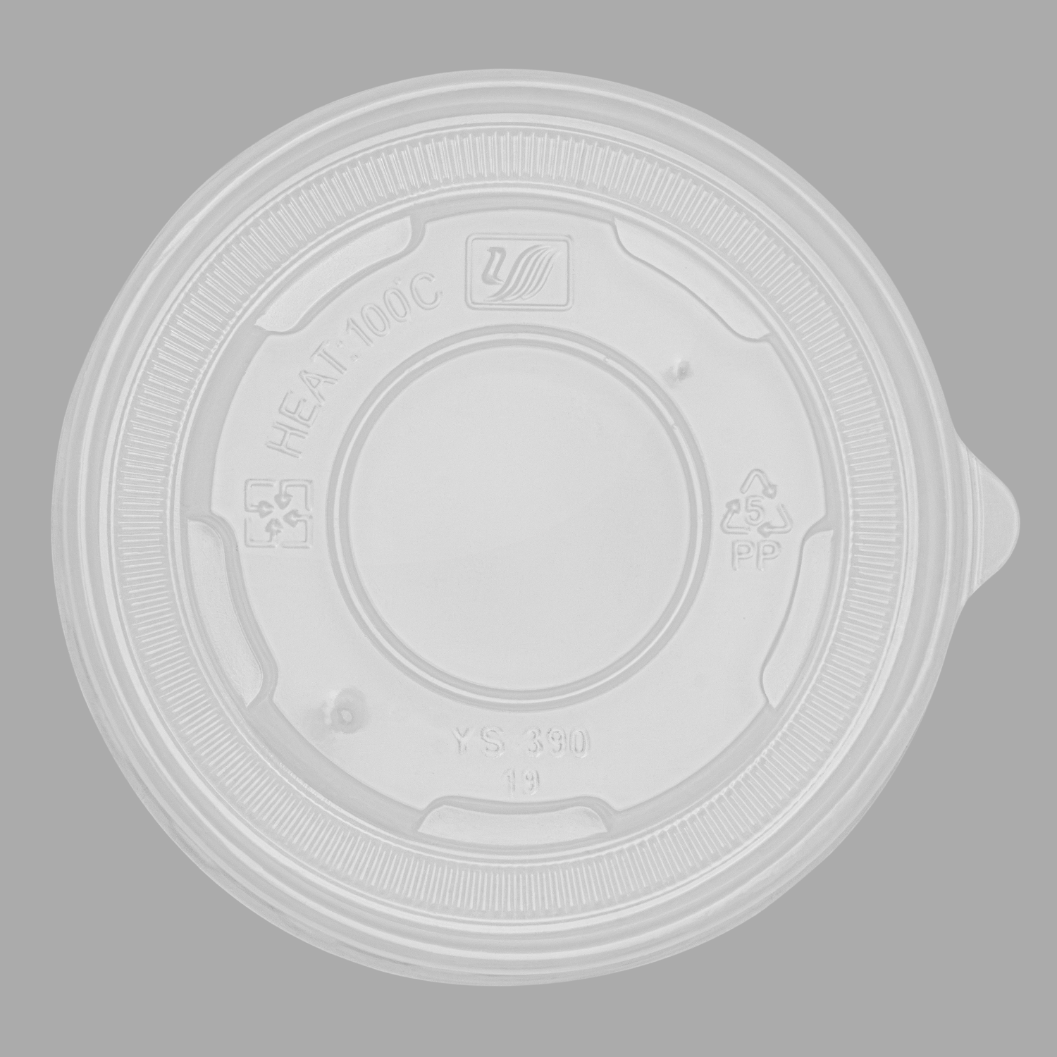 [1,000 ct] 12 oz Food Container Lids | PP | 100 mm