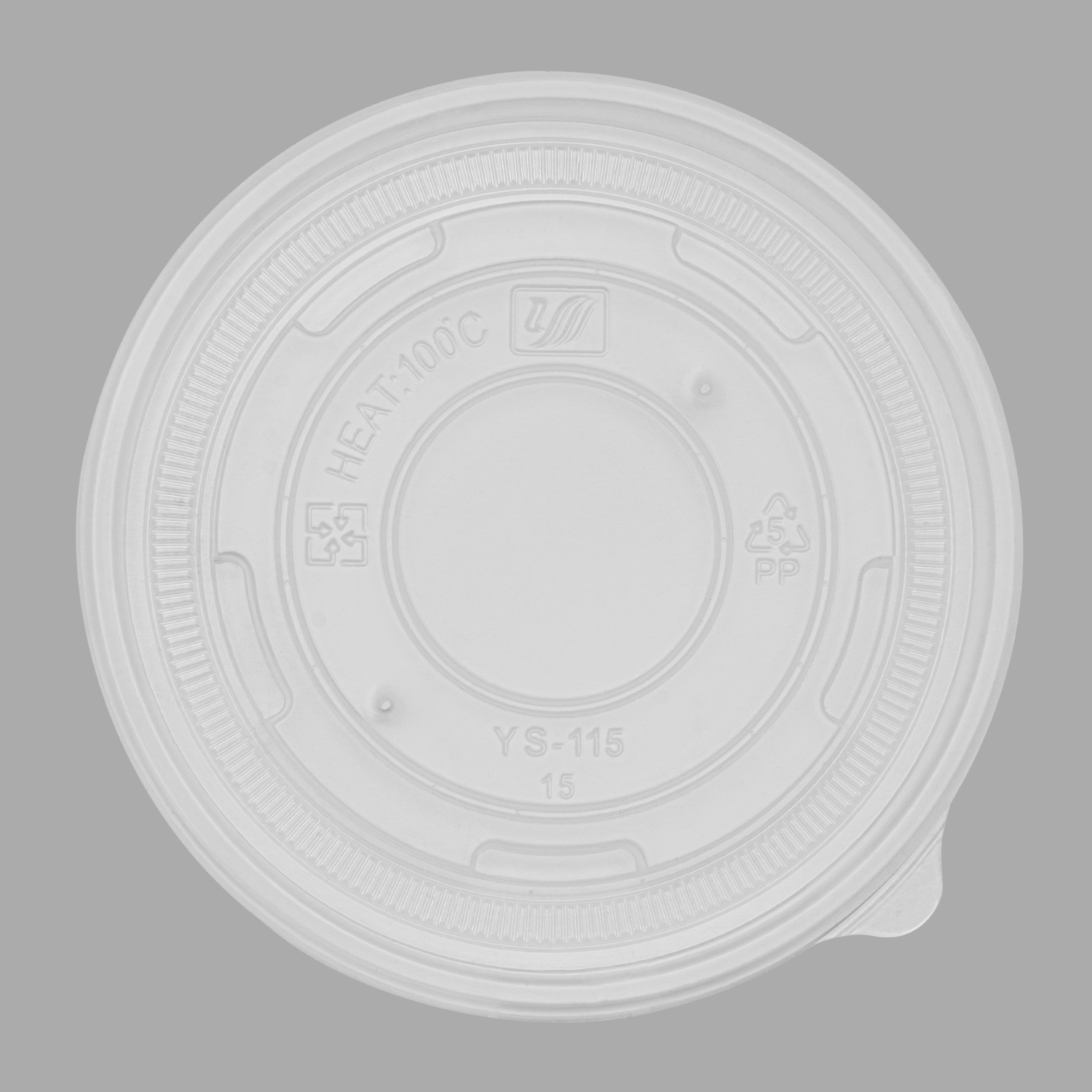 [500 ct] 32 oz Food Container Lids | PP | 115 mm